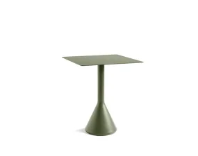 Stôl Palissade Cone Table 65x65 cm, olive