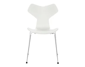 Stolička Grand Prix™, white / chrom