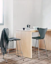 Barová stolička Series 7™, black ash / chrom