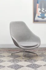 Kreslo AAL 91 Polished Aluminium, Hallingdal