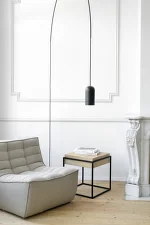Odkládací stolík Monolit, oak/black