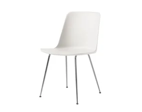 Stolička Rely HW6, chrome/white