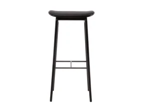 Barová stolička NY11 High, black oak / ultra leather Black 41599