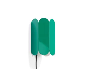 Nástenná lampa Arcs Wall Switch, sea green
