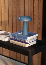 Prenosná lampa Como, stone blue