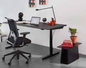 Odkládací stolík Metal Side Table L, black
