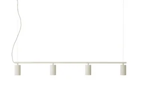 Závesná lampa Donna Line 120, linen