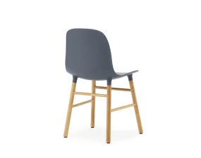 Stolička Form, blue/oak