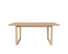 Jedálenský stôl Nord 180 cm, white pigmented oiled oak