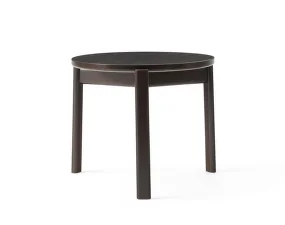 Konferenčný stolík Passage Ø50, dark lacquered oak