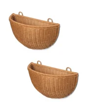 Nástenná kapsa Braided Wall Pocket set, natural