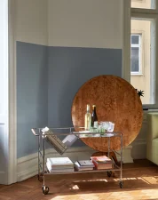 Vozík Alima Trolley NDS1, Chrome/Lacquered Oak