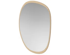 Zrkadlo Elope 119 cm, white pigmented oiled oak
