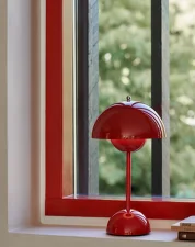 Prenosná lampička Flowerpot VP9, vermilion red