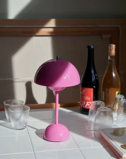 Prenosná lampička Flowerpot VP9, tangy pink