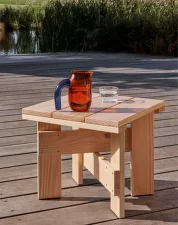 Stolík Crate, pinewood