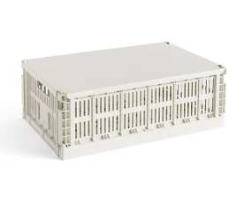 Kovové veko Colour Crate L, off-white