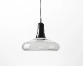 Závesné svietidlo Shadows XL PC911, pearl grey / black stained oak