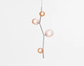 Závesné svietidlo Ivy Vertical 4 PC1060, light pink / white