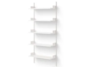 Policová zostava Wall Shelf 1900, white/white