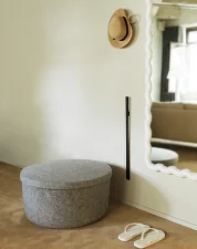 Pouf Hide Storage Large, sand