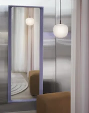 Zrkadlo Arced 170x61, light lilac