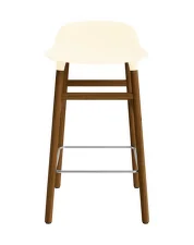 Barová stolička Form 65 cm, cream/walnut