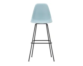 Barová stolička Eames Plastic High, ice grey