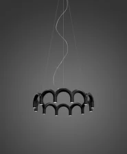 Závesné svietidlo Arch Circle 98, black