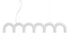 Závesné svietidlo Arch Straight, white