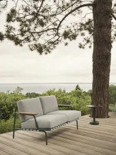 Pohovka Settle Sofa 2-Seater, Ribbed Weave 5/taupe