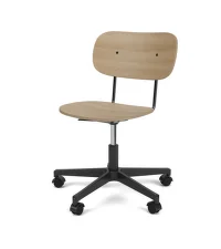 Kancelárska stolička Co Task Chair, black/natural oak