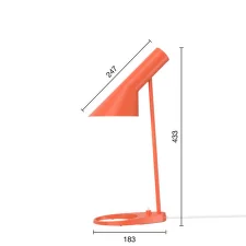 Stolná lampa AJ Mini, electric orange