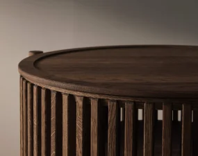 Odkladací stolík Story, dark oiled oak