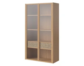 Nástenná skrinka Cana Wall Cabinet High, oiled oak
