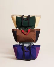 Plátená taška Weekend Bag Medium, dark green multi