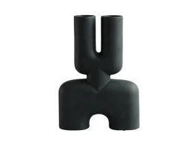 Váza Cobra Double Medio, black