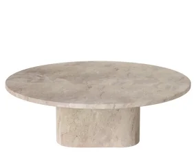 Vonkajší konferenčný stolík Eida Ø90 H28, beige marble