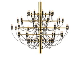 Luster 2097/50 Clear Bulbs, brass