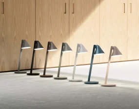 Stolná lampa NJP Mini, light aluminium grey