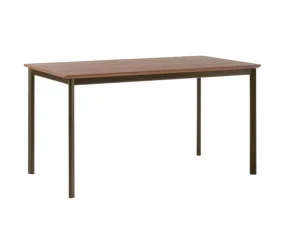 Jedálenský stôl Drip HW115, bronzed/lacquered walnut