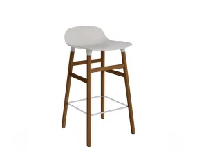 Barová stolička Form 65 cm, warm grey/walnut