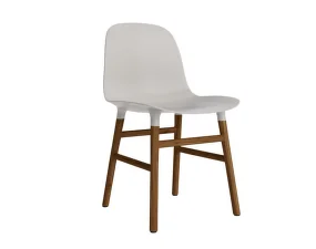 Stolička Form, warm grey/walnut