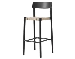 Barová stolička Betty TK15, black/natural