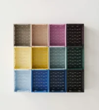 Úložný box Colour Crate Mini set 2ks, bordeaux