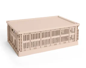 Plastové veko Colour Crate L, powder