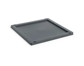 Plastové veko Colour Crate Cube/Square M, charcoal