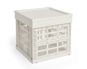 Plastové veko Colour Crate Cube/Square M, off-white