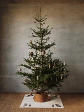 Vianočné banky Glass Baubles S set 3 ks, roseate opaque