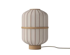 Stolná lampa Lucén, oiled oak
